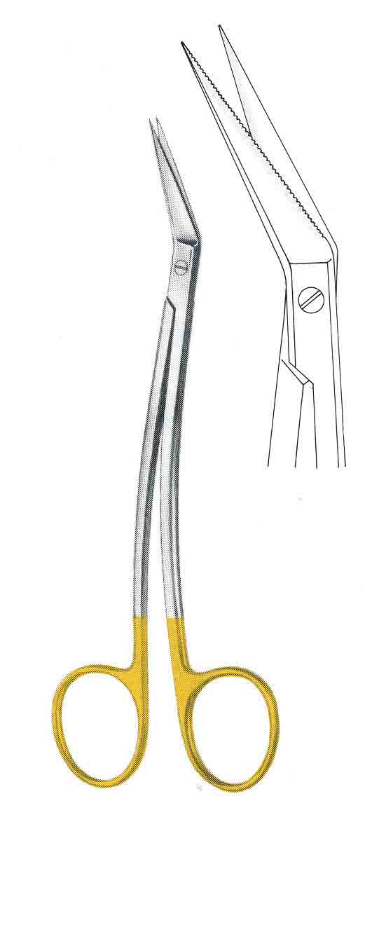 LOCKLİN ALTIN SAPLI MAKAS AÇILI 16CM 